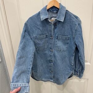 Abercrombie & Fitch Light Blue Denim Jacket